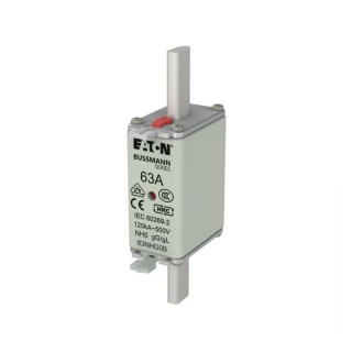 Eaton NH Fuse 63A Current Rating 125 mm x 58 mm x 30 mm 500V AC 63NHG0B