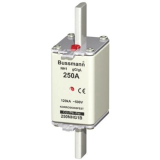 Eaton 200A Centred Tag Fuse NH1 500V AC High Rupture Capacity Dual Indication 200NHG1B