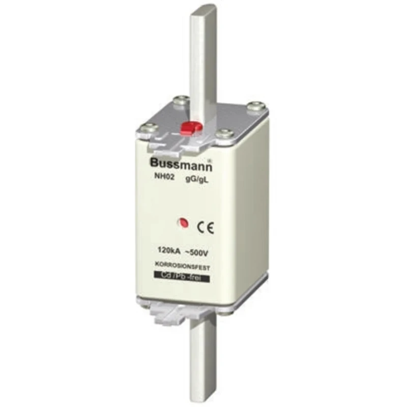 Eaton 40A Centred Tag Fuse NH2 500V AC High Rupture Capacity Dual Indication 40NHG02B