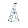 Zarges Aluminium 3 Steps Step Ladder 2.6m Platform Height 1.22m Open Length 42453