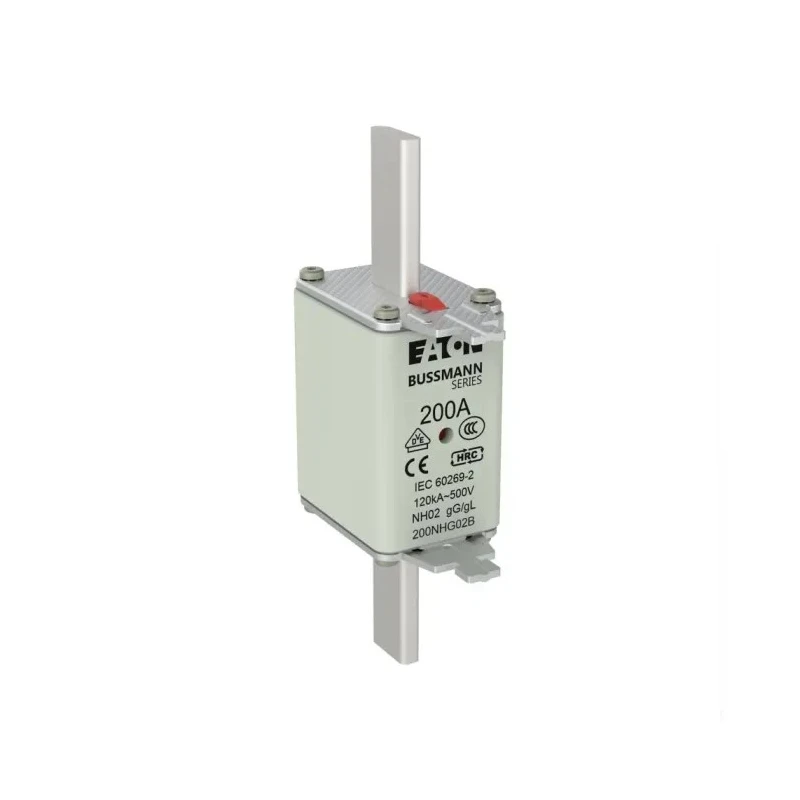Eaton Industrial NH Fuse 200A Current Rating 500V Voltage NH2 Size Dual Indication High Rupture Capacity 200NHG02B