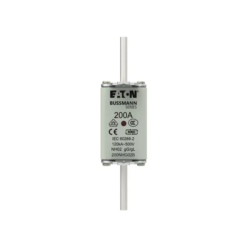 Eaton Industrial NH Fuse 200A Current Rating 500V Voltage NH2 Size Dual Indication High Rupture Capacity 200NHG02B