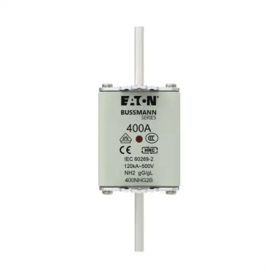 Eaton NH Fuse 400A Current Rating 500V Voltage NH2 Size High Rupture Capacity 400NHG2B