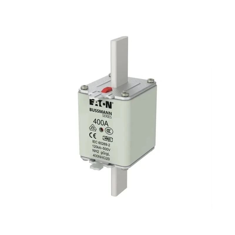 Eaton NH Fuse 400A Current Rating 500V Voltage NH2 Size High Rupture Capacity 400NHG2B