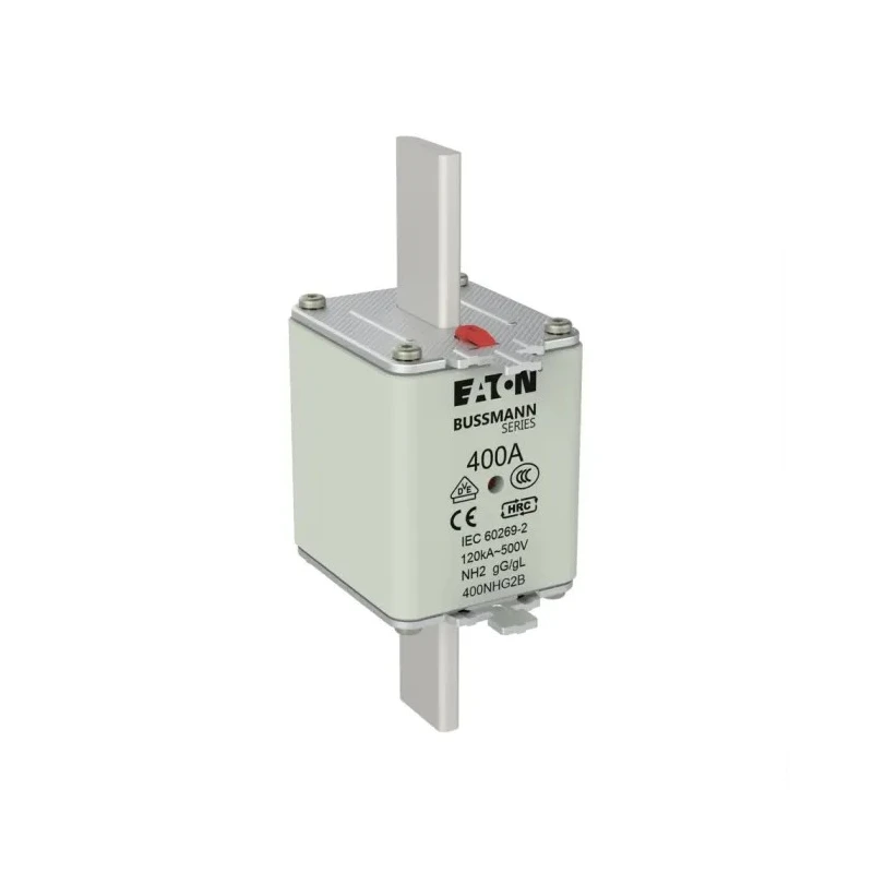 Eaton Low Voltage NH Fuse 400A Current Rating 500V Voltage NH2 Size High Rupture Capacity Dual Indication 400NHG2B