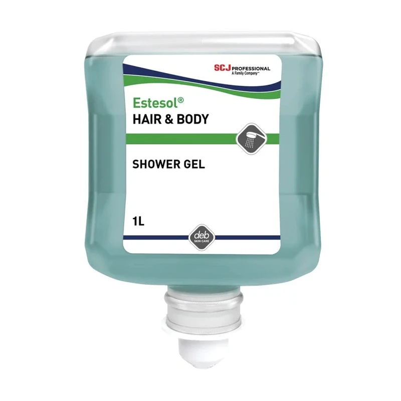 SCJ Professional Fragranced Estesol® Hair & Body Shower Gel 1 L Cartridge HAB1L