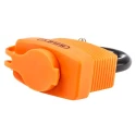 ABUS Keyed Aluminium, Steel Safety Padlock Weatherproof 8 mm Shackle Diameter 24.5 mm Shackle Length 53 mm 70AL/45 ORANGE KA