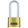 ABUS Weatherproof Combination Padlock Brass Body Stainless Steel 8mm Shackle 63mm Length 180IB/50HB63