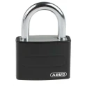 ABUS Key Aluminium, Steel Weatherproof Safety Padlock 6.5 mm Shackle Diameter 22.5 mm Length, 43 mm 50871- T65AL/40 Black