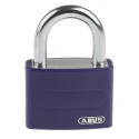 ABUS Keyed Steel and Aluminium Weatherproof Safety Padlock 6.5 mm Shackle Diameter, 43 mm 49937 - T65AL/40 Liliac KA 6401