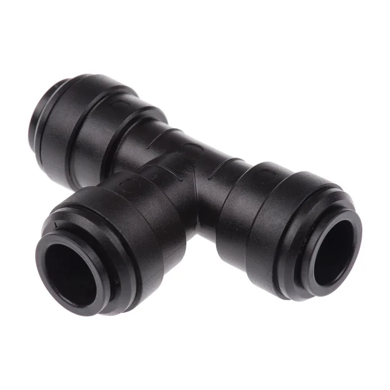 John Guest PM Series Pneumatic Fitting Push-in 12 mm Tee Tube-to-Tube Adapter PM0212E