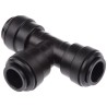 John Guest PM Series Pneumatic Fitting Push-in 12 mm Tee Tube-to-Tube Adapter PM0212E