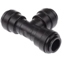 John Guest PM Series Pneumatic Fitting Push-in 12 mm Tee Tube-to-Tube Adapter PM0212E
