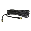 RF Solutions CBA Series Coaxial Cable Male SMA to Male RP SMA 3 m 50 Ω Black Jacket CBA-SMA-SMA30