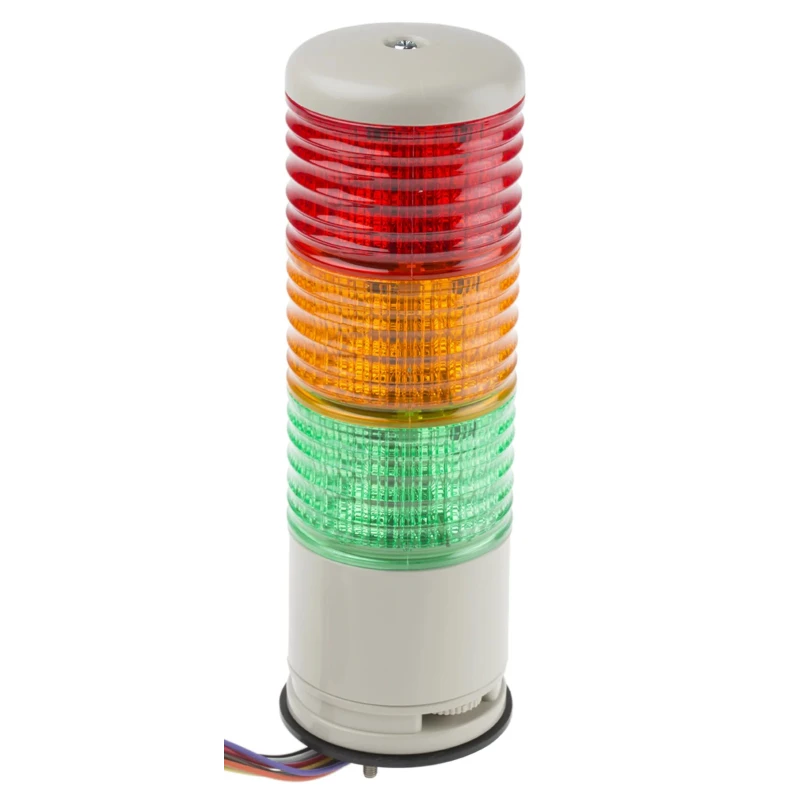 Schneider Electric Harmony XVC6 Series Signal Tower Buzzer 3 Lights Green, Red, Amber LED 24V AC/DC Surface Mount 