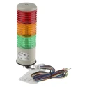 Schneider Electric Harmony XVC6 Series Signal Tower Buzzer 3 Lights Green, Red, Amber LED 24V AC/DC Surface Mount 