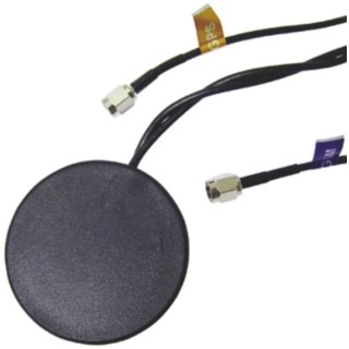 RF Solutions Dome Omni-Directional GPS Antenna with IPEX, UFL Connector, 800-1900MHz, 27dBi Gain ANT-GSMGPSPUKS
