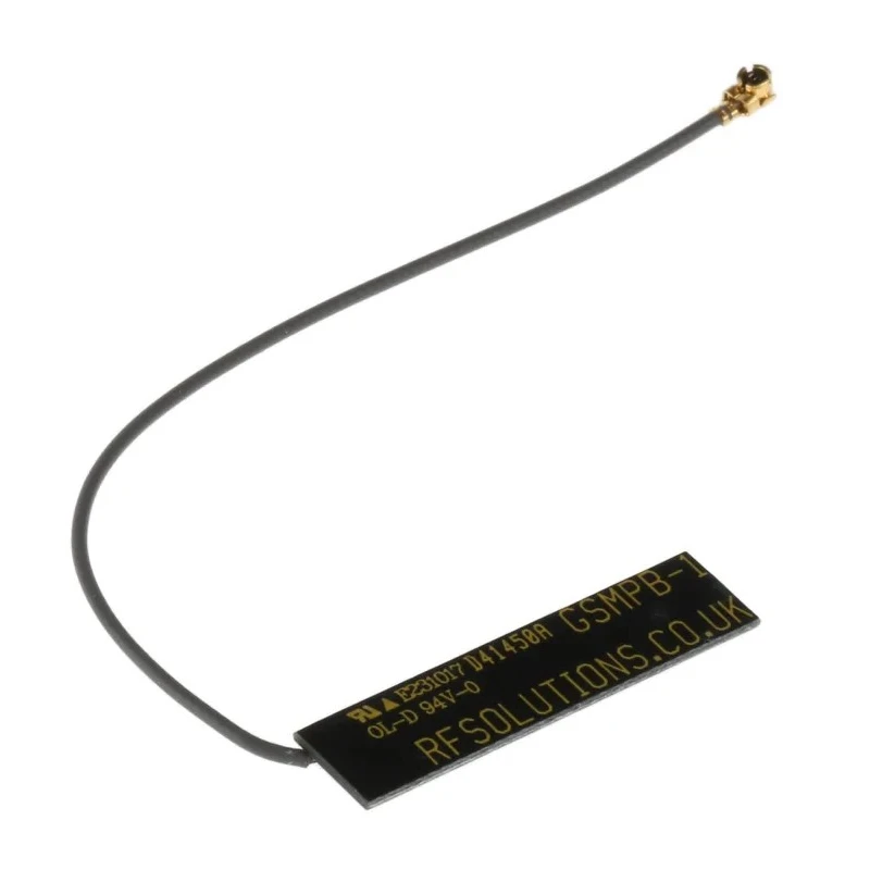 RF Solutions Square Omni-Directional GSM Mini Quad-Band PCB Antenna 850-2100MHz 1dBi Gain with UFL Connector ANT-GSMMQB-UFL