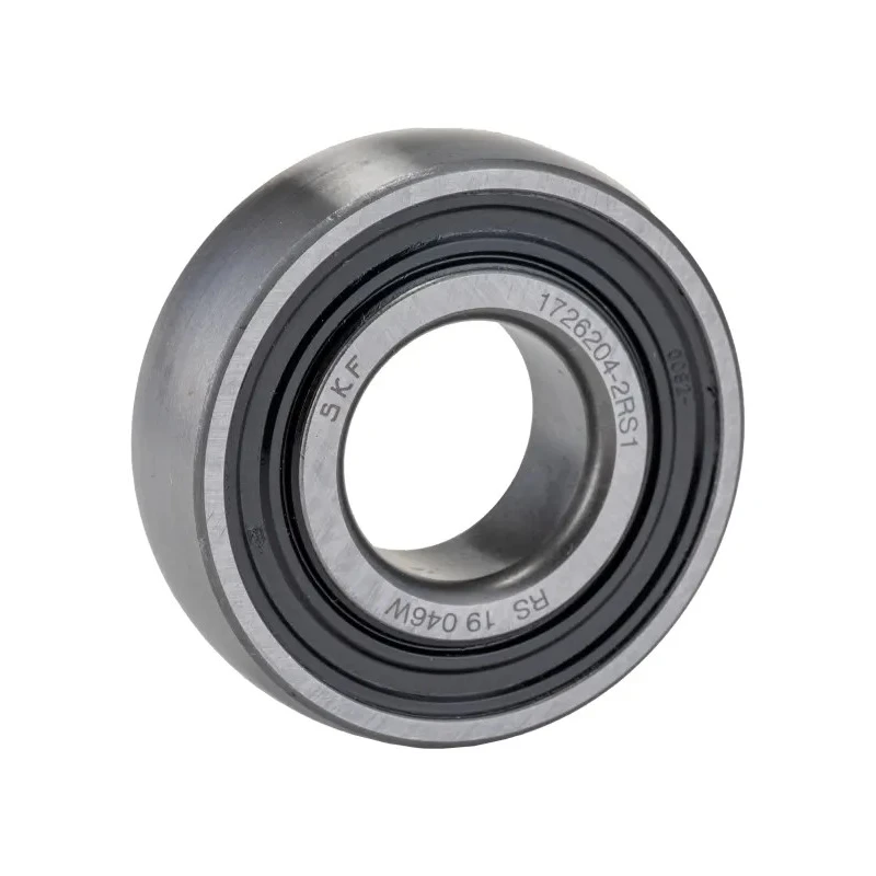 SKF Bearing Insert 20 mm Inside Diameter 47 mm Outside Diameter Steel Sealed Cylindrical Bore 1726204-2RS1