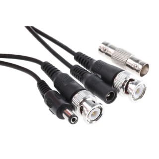ABUS Security-Center Polyvinyl Chloride, Polyethylene Video Combination Coaxial Cable 12V DC, 6 mm TVAC40130