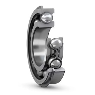 SKF Single Row Deep Groove Ball Bearing 35 mm ID 80 mm OD 21 mm Width Sheet Metal Cage Steel Balls Open End 6307 NR