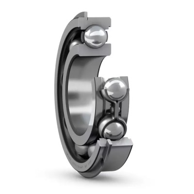 SKF Single Row Deep Groove Ball Bearing 35 mm ID 80 mm OD 21 mm Width Sheet Metal Cage Steel Balls Open End 6307 NR