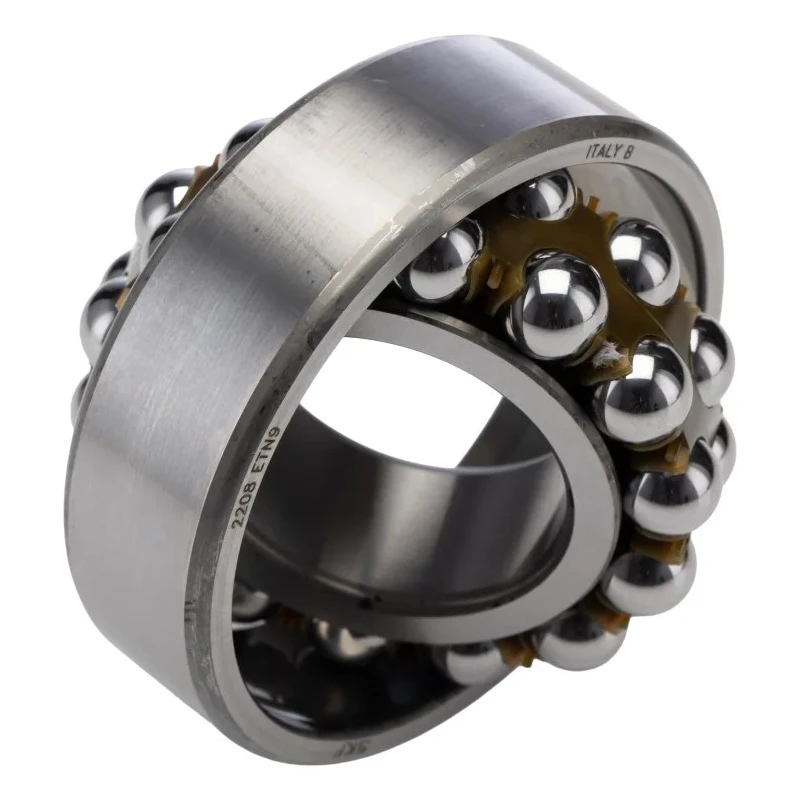 SKF 2 Light Series 40 mm Inside Diameter 80 mm Outside Diameter 2 Row Self-Aligning Ball Bearing 2208 ETN9