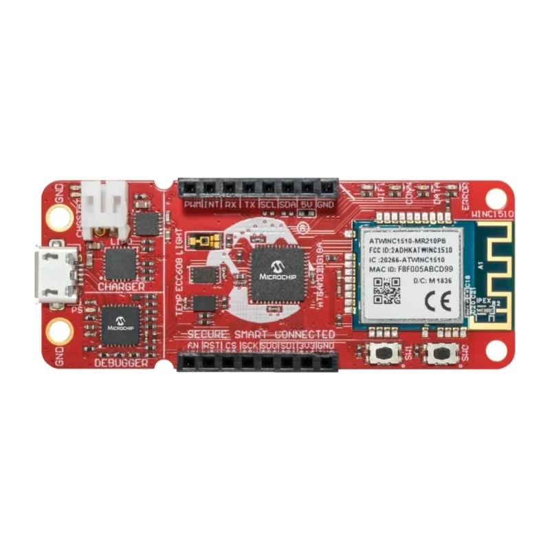 Microchip SAM-IoT WG Development Kit ARM Cortex M0+ Microcontroller with ATECC608A Crypto Authentication and EV75S95A