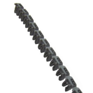 Legrand CAB 3 Cable Marker Grey, Pre-printed "8", for 0.15 to 0.5 mm Cable, Polyamide 66, 5mm x 2.3mm 0 381 08