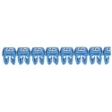 Legrand CAB 3 Cable Marker Blue Pre-printed "6" for 0.15–0.5 mm Cable 0 381 06