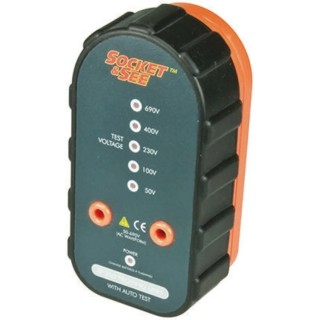 Socket & See Voltage Indicator Proving Unit 36mA Output Voltage 50V to 690V SP 200