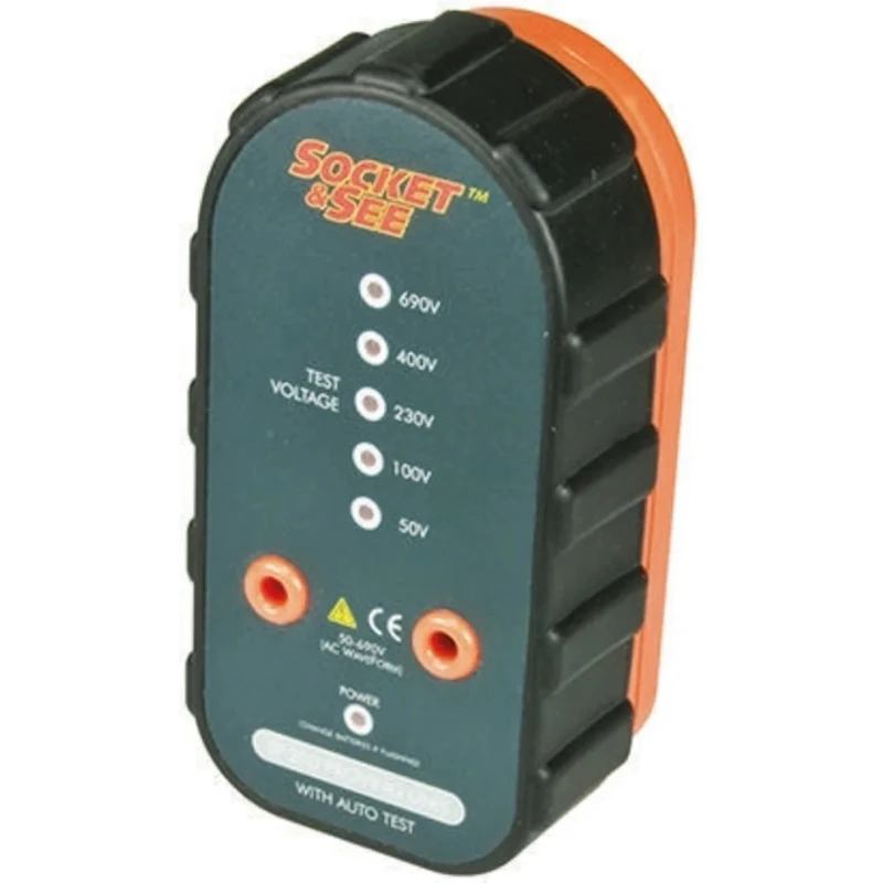 Socket & See Voltage Indicator Proving Unit 36mA Output Voltage 50V to 690V SP 200