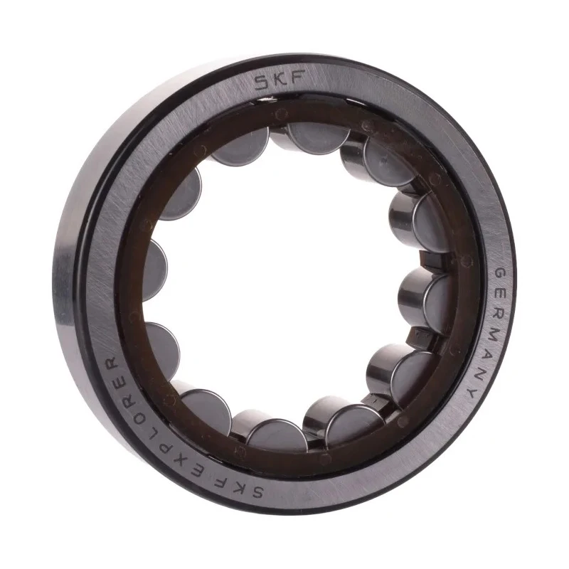 SKF Cylindrical Roller Bearing, 31.5 mm Inside Diameter, 52 mm Outside Diameter, Non-Metallic Cage, Single Row RNU 205 ECP