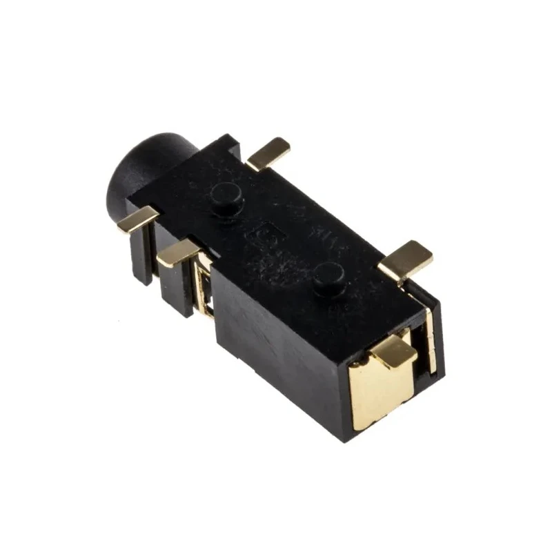 Switchcraft 3.5 mm Surface Mount Stereo Female Jack Connector 3A Solder Termination 35RASMT4BHNTRX