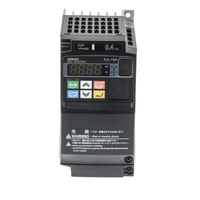 Omron Inverter Drive 400 W 1 Phase MX2 Series 230V AC 17.5 A 3G3MX2-AB004-EV2