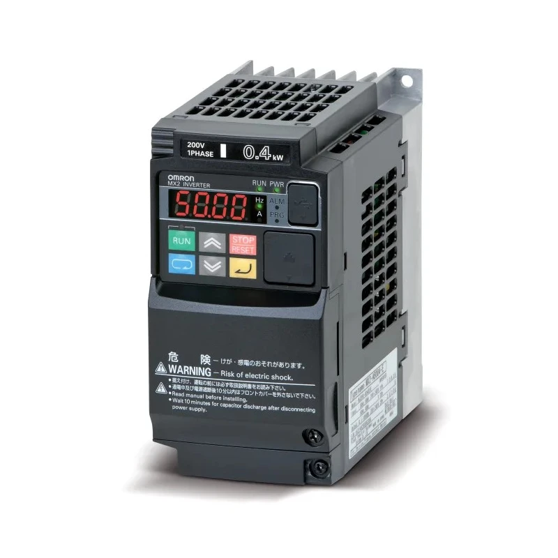 Omron Inverter Drive 400 W 1 Phase MX2 Series 230V AC 17.5 A 3G3MX2-AB004-EV2