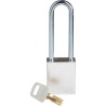 Brady Silver Padlock Anodised Aluminium Steel 6.35 mm Shackle Diameter 76.2 mm 150283
