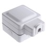 MK Electric 13A White 1 Gang Plug Socket Indoor & Outdoor Type G British K56480WHI