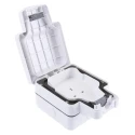 MK Electric 13A White 1 Gang Plug Socket Indoor & Outdoor Type G British K56480WHI