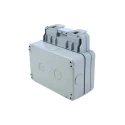 MK Electric 13A Grey 2 Gang Flush Mount Switched Plug Socket Type G British Standard K56482GRY