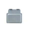 MK Electric 13A Grey 2 Gang Flush Mount Switched Plug Socket Type G British Standard K56482GRY