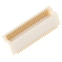 Hirose DF12 Series Straight Surface PCB Header, 50 Contacts, 0.5 mm Pitch, 2 Row, Shrouded 