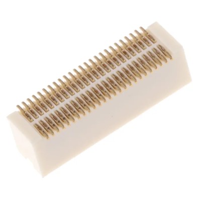 Hirose DF12 Series Straight Surface PCB Header 50 Contacts 0.5 mm Pitch 2 Row Shrouded 