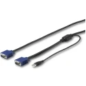 StarTech.com Male VGA to Male USB Type A KVM Cable 3m Length RKCONSUV10