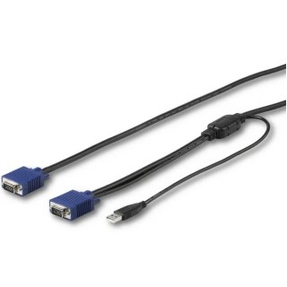 StarTech.com Male VGA to Male USB Type A KVM Cable 3m Length RKCONSUV10