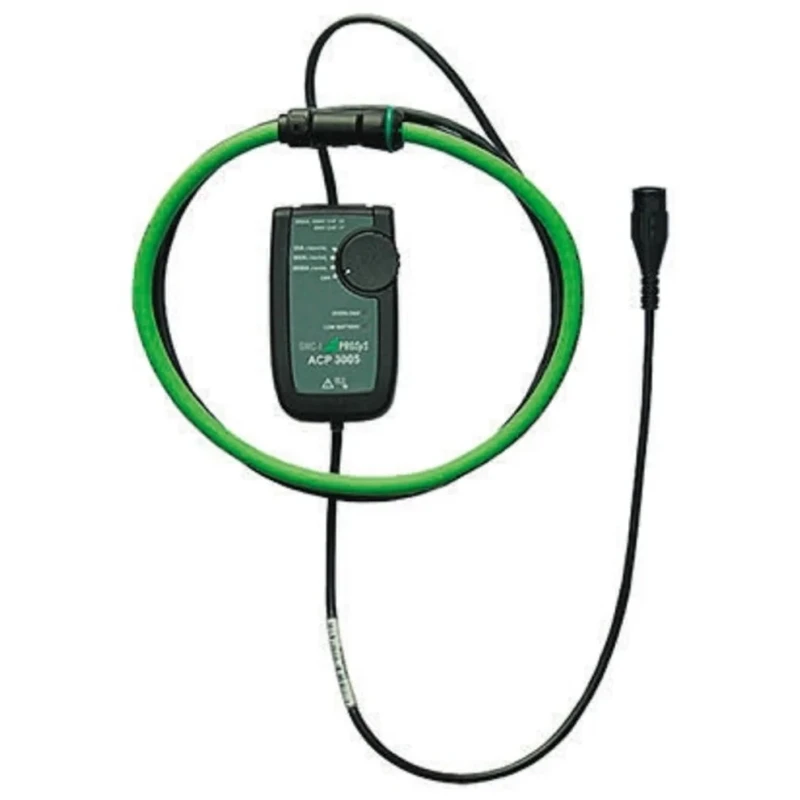 GMC-I Prosys Current Probe 30 A DC Max, 3 kA AC Max, AC Adapter, BNC Connector ACP 3005/24