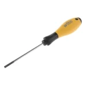 Wiha Slotted Screwdriver, 100 mm Blade, 211 mm Overall, Chrome Vanadium Steel Blade, Bi-Material Handle 27151