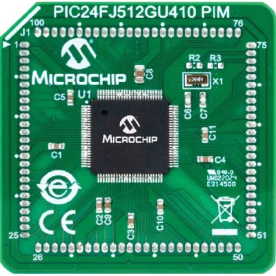 Microchip PIC24FJ512GU410 MCU Development Board MA240041