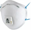 3M 8300 Series FFP2 Disposable Face Mask Cup Type with Adjustable Nose Clips White 10 Per Pack 