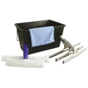 RS PRO Blue Squeegee Kit for Window Cleaning Stainless Steel Frame 304.8 mm Height x 457.1 mm Width x 355.6 mm Depth 705-6237